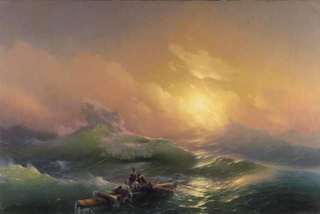 "The Ninth Wave" (1850), Ivan Aivazovsky’s famous seascape painting