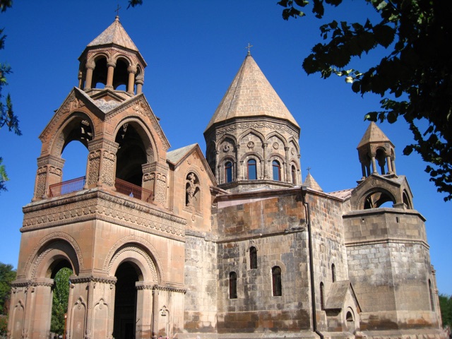 Etchmiadzin Cathedral, the spiritual headquarters of the Armenian Apostolic Church