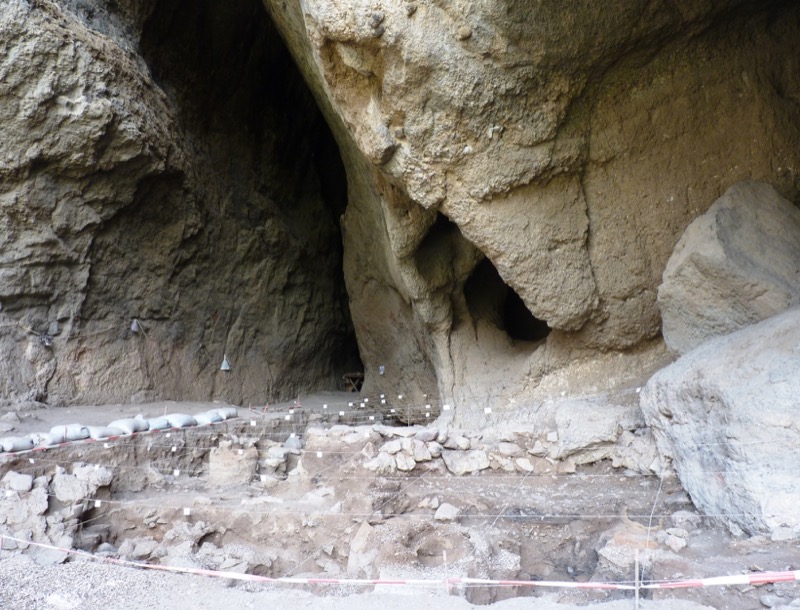 Interior of the Areni-1 cave in Vayots Dzor, Armenia — the excavation where the world's oldest known winery was found